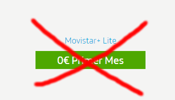 Ya no es posible 30 días gratis en Movistar