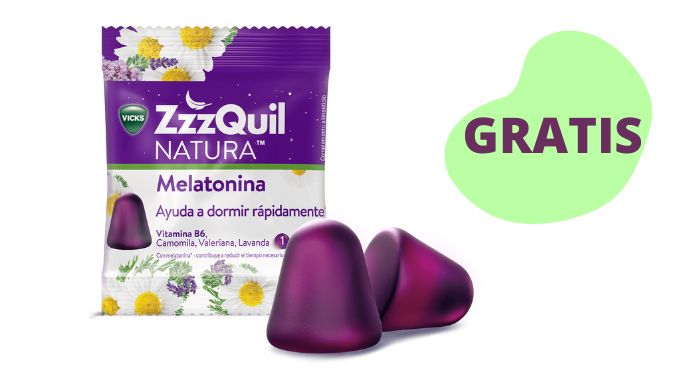 ZzzQuil NATURA: Muestras GRATIS pastillas para dormir 